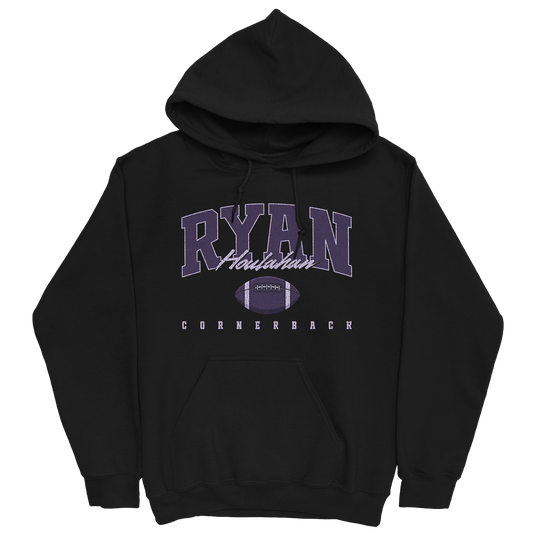 RYAN HOULAHAN RETRO BLACK HOODIE