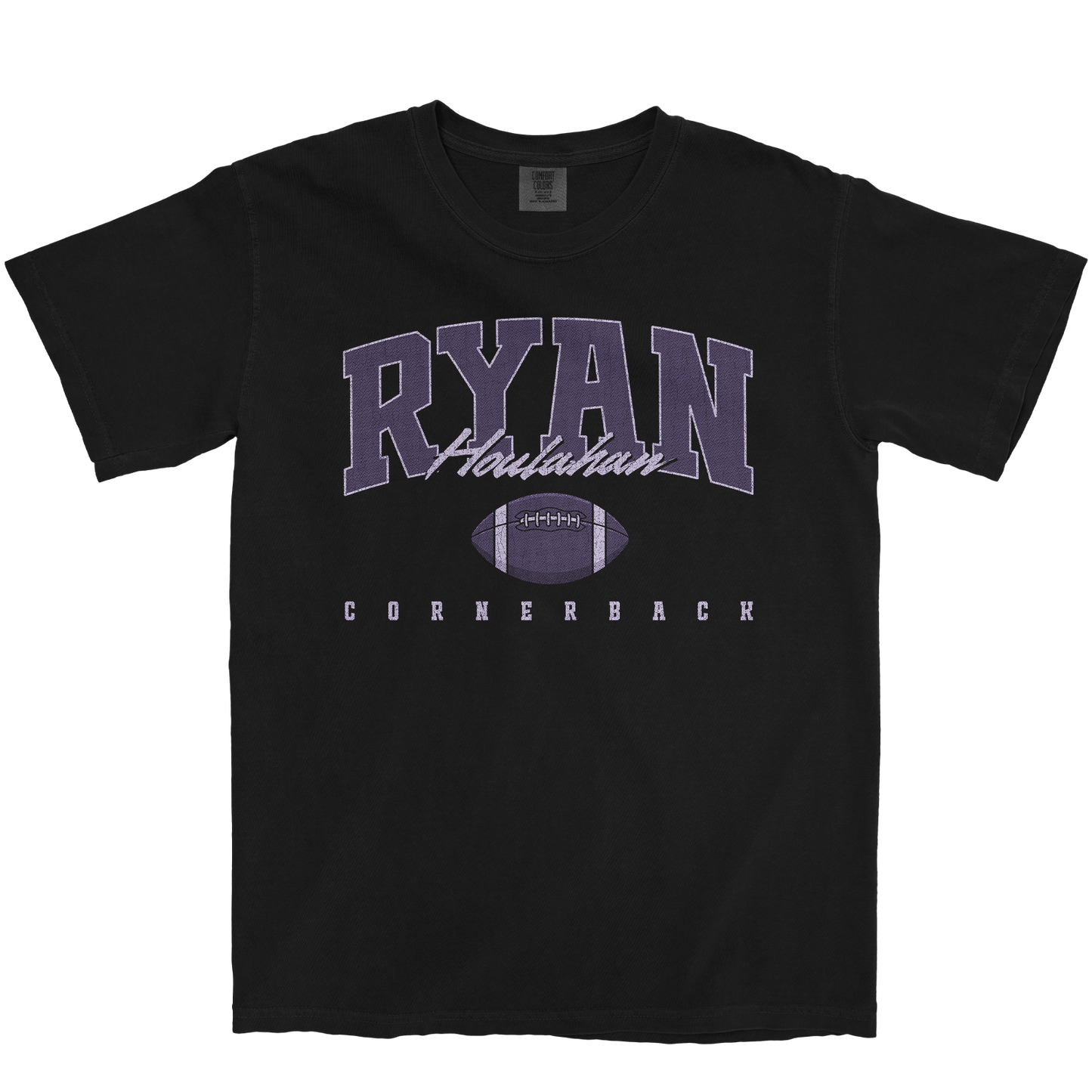 RYAN HOULAHAN RETRO BLACK TEE