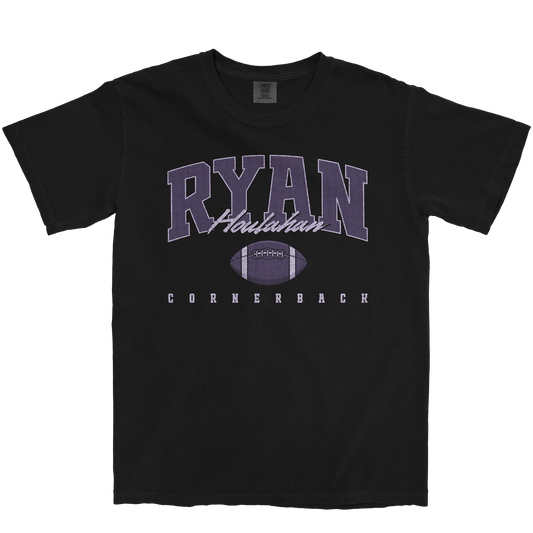 RYAN HOULAHAN RETRO BLACK TEE