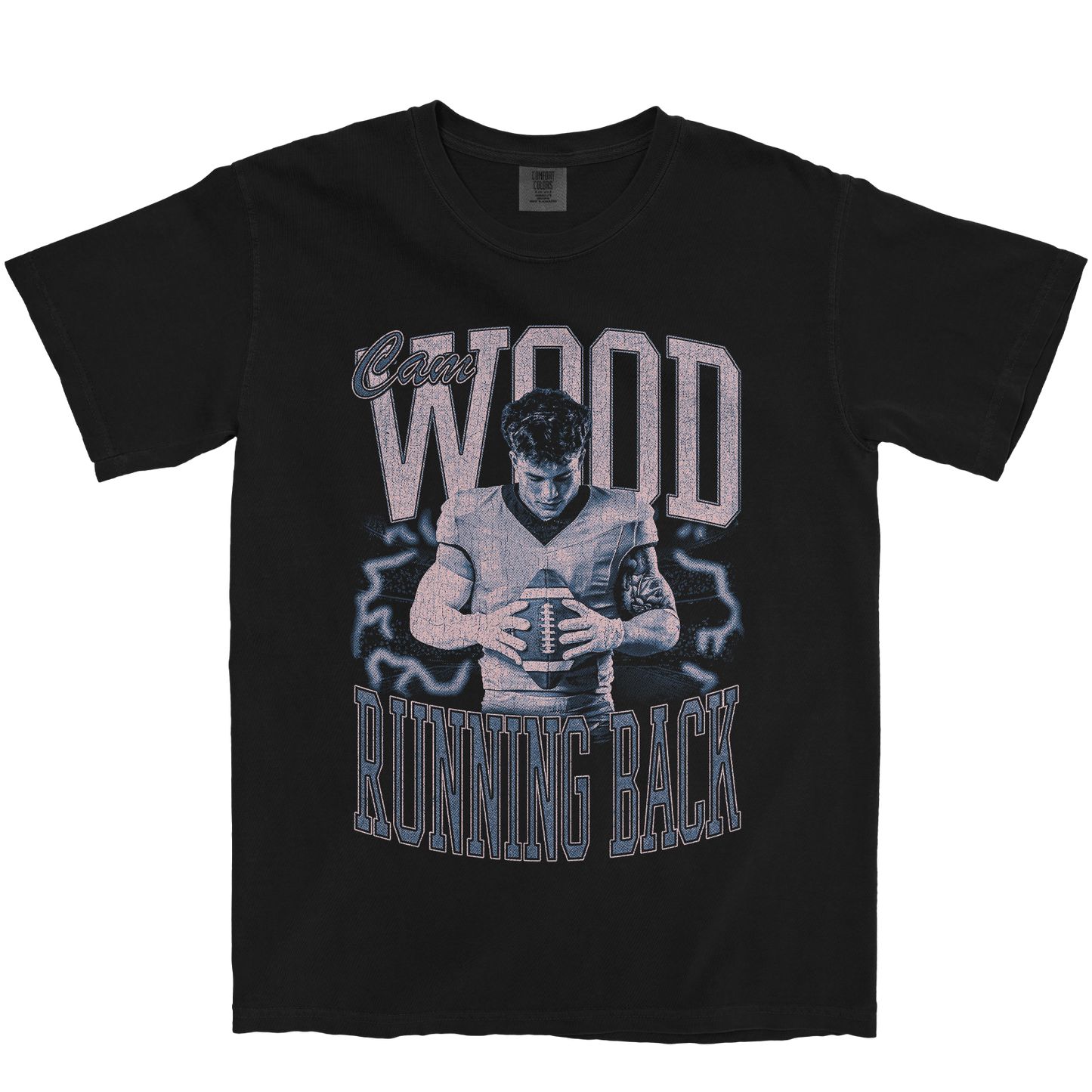 CAM WOOD VINTAGE BLACK TEE