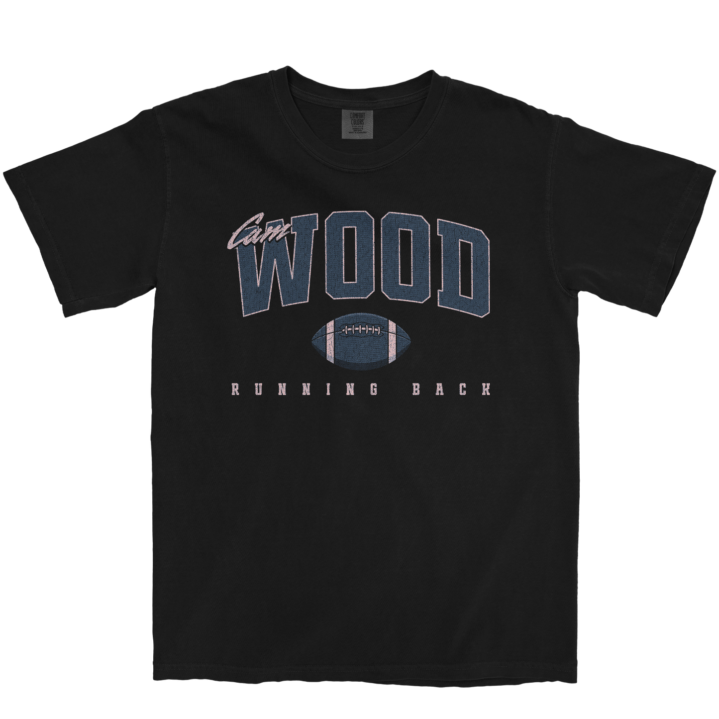 CAM WOOD RETRO BLACK TEE