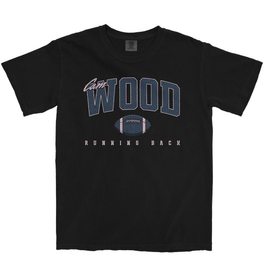 CAM WOOD RETRO BLACK TEE