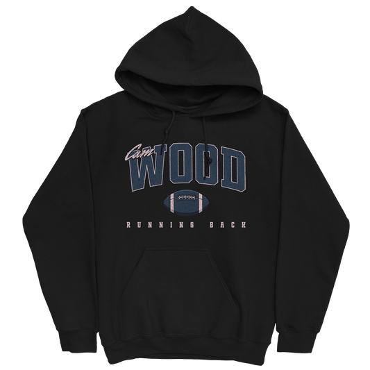 CAM WOOD RETRO BLACK HOODIE