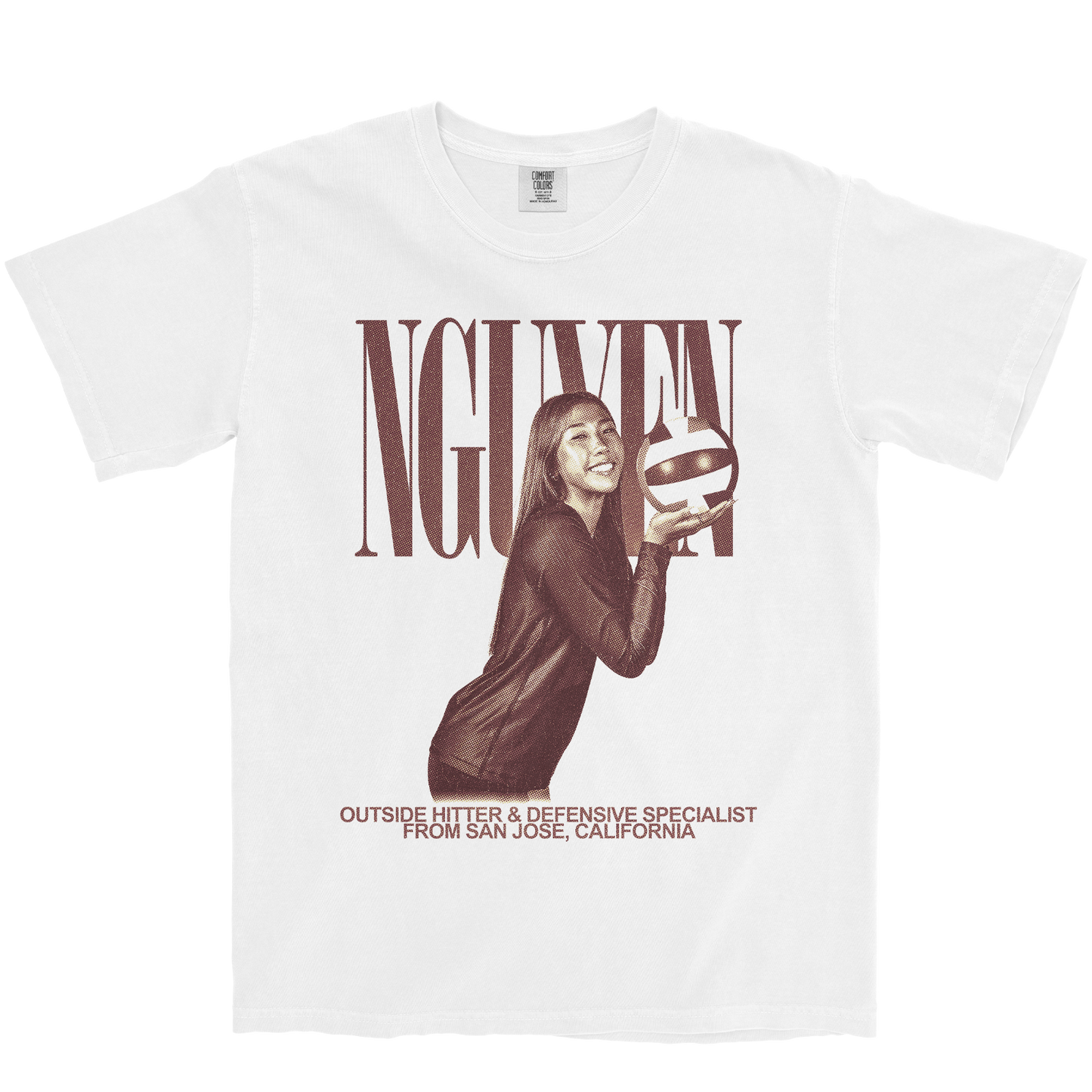LEYNA NGUYEN VINTAGE WHITE TEE