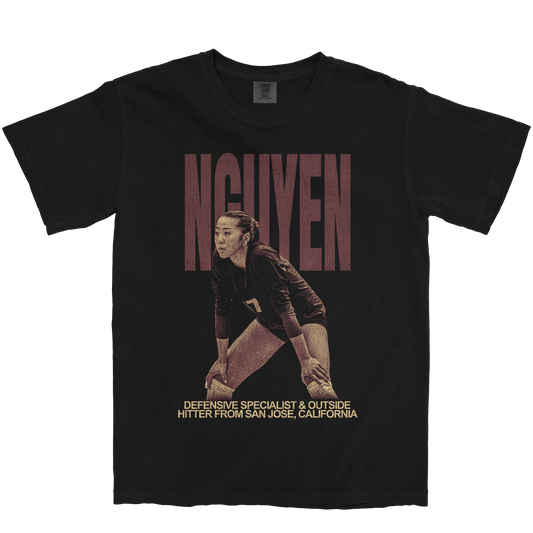 LEYNA NGUYEN VINTAGE BLACK TEE