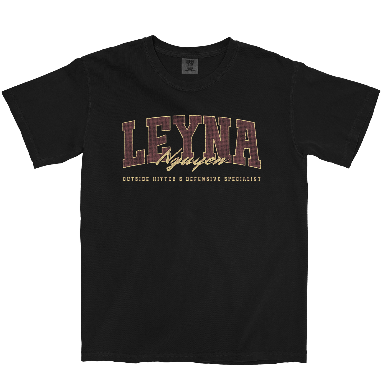 LEYNA NGUYEN RETRO BLACK TEE