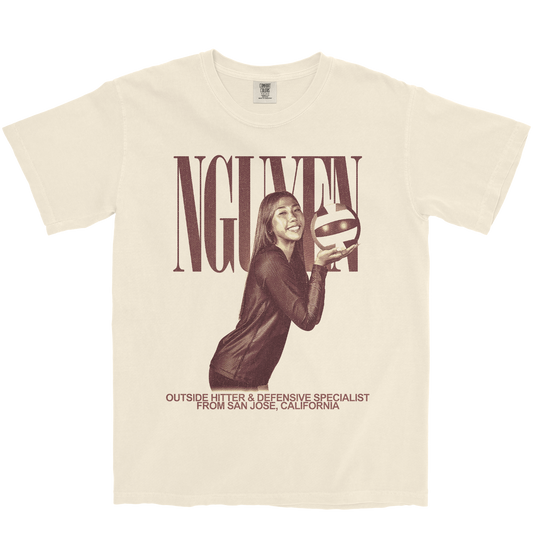 LEYNA NGUYEN VINTAGE IVORY TEE