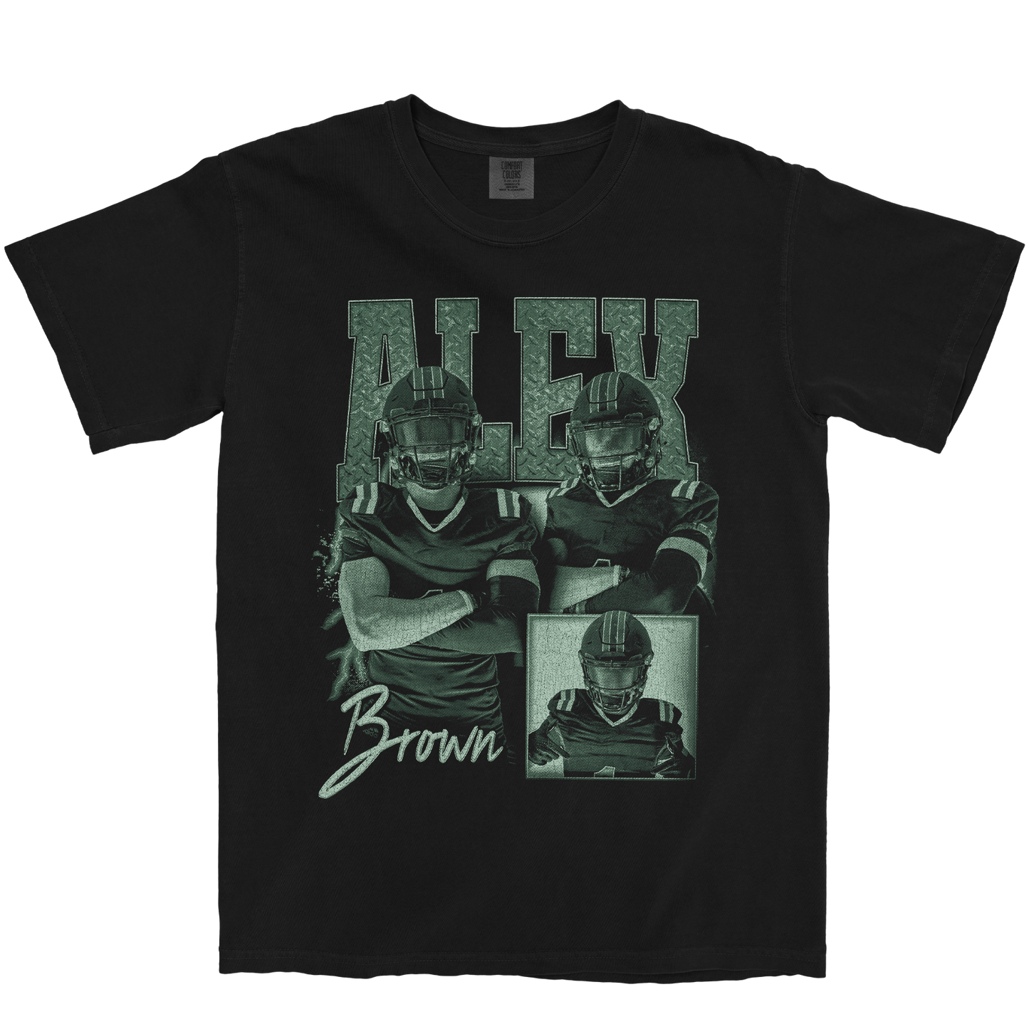 ALEX BROWN GRAPHIC BLACK TEE