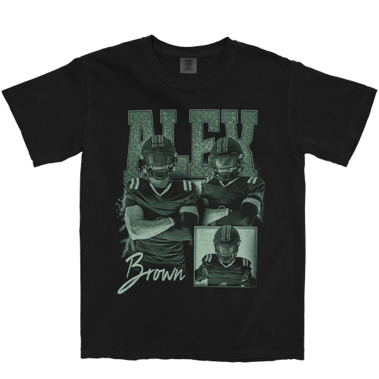 ALEX BROWN GRAPHIC BLACK TEE