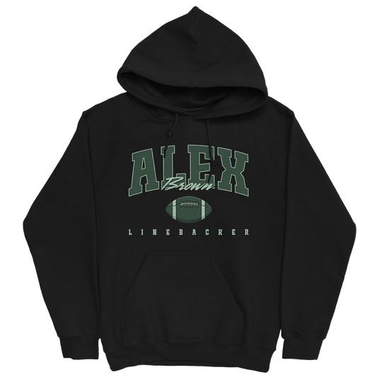 ALEX BROWN RETRO BLACK HOODIE
