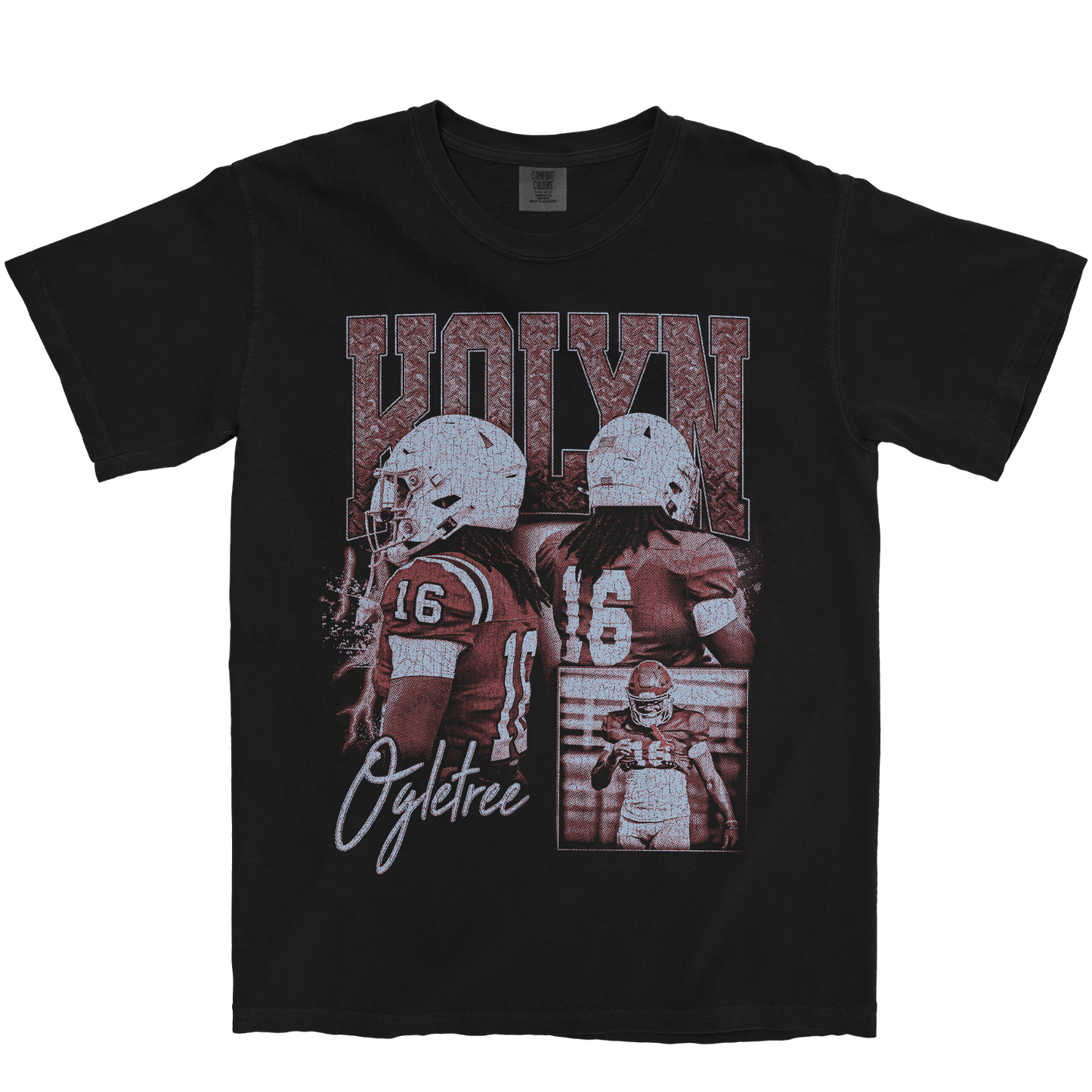 KOLYN OGLETREE GRAPHIC BLACK TEE
