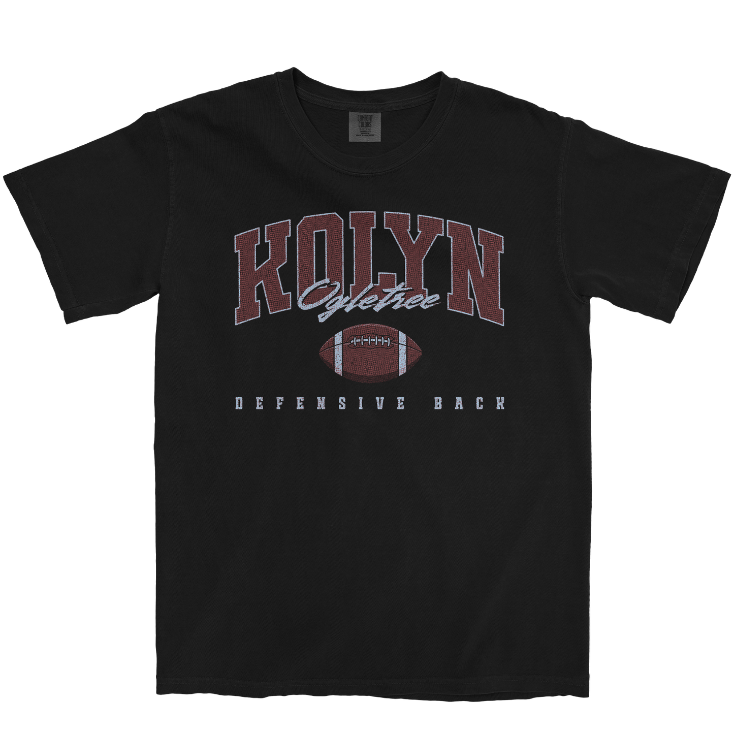 KOLYN OGLETREE RETRO BLACK TEE