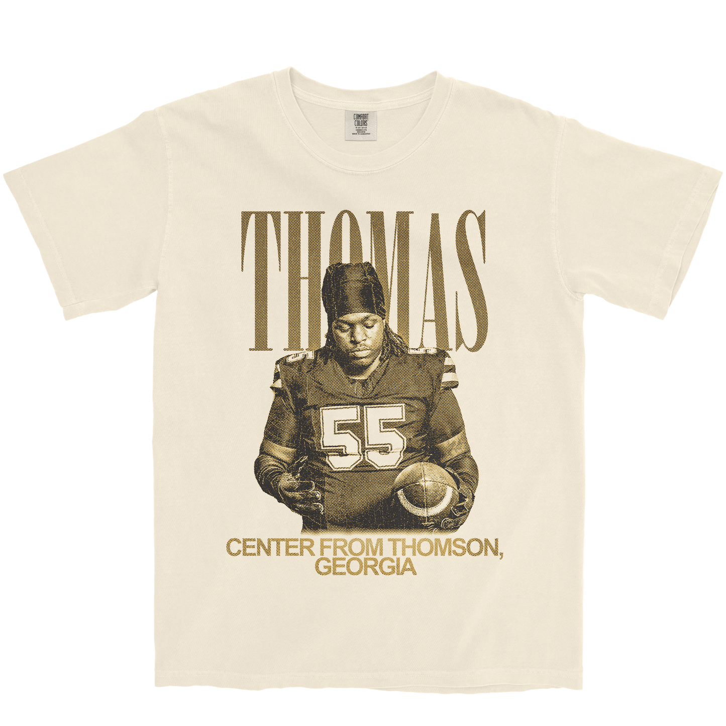 JAYDEN THOMAS VINTAGE IVORY TEE