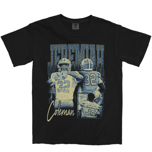 JEREMIAH COLEMAN GRAPHIC BLACK TEE