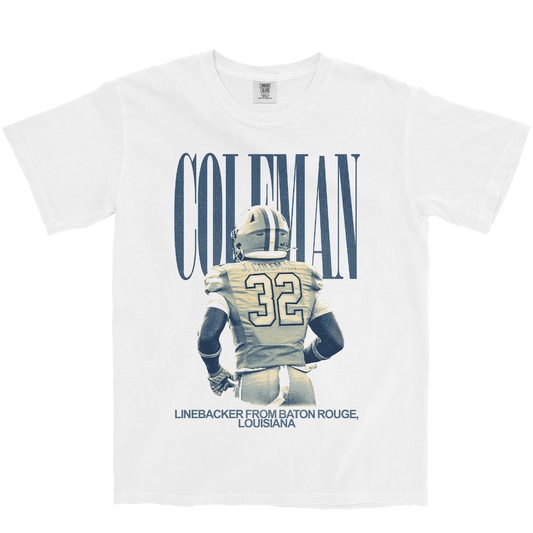 JEREMIAH COLEMAN VINTAGE WHITE TEE