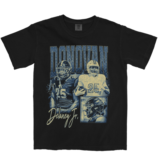 DONOVAN DELANEY JR. GRAPHIC BLACK TEE