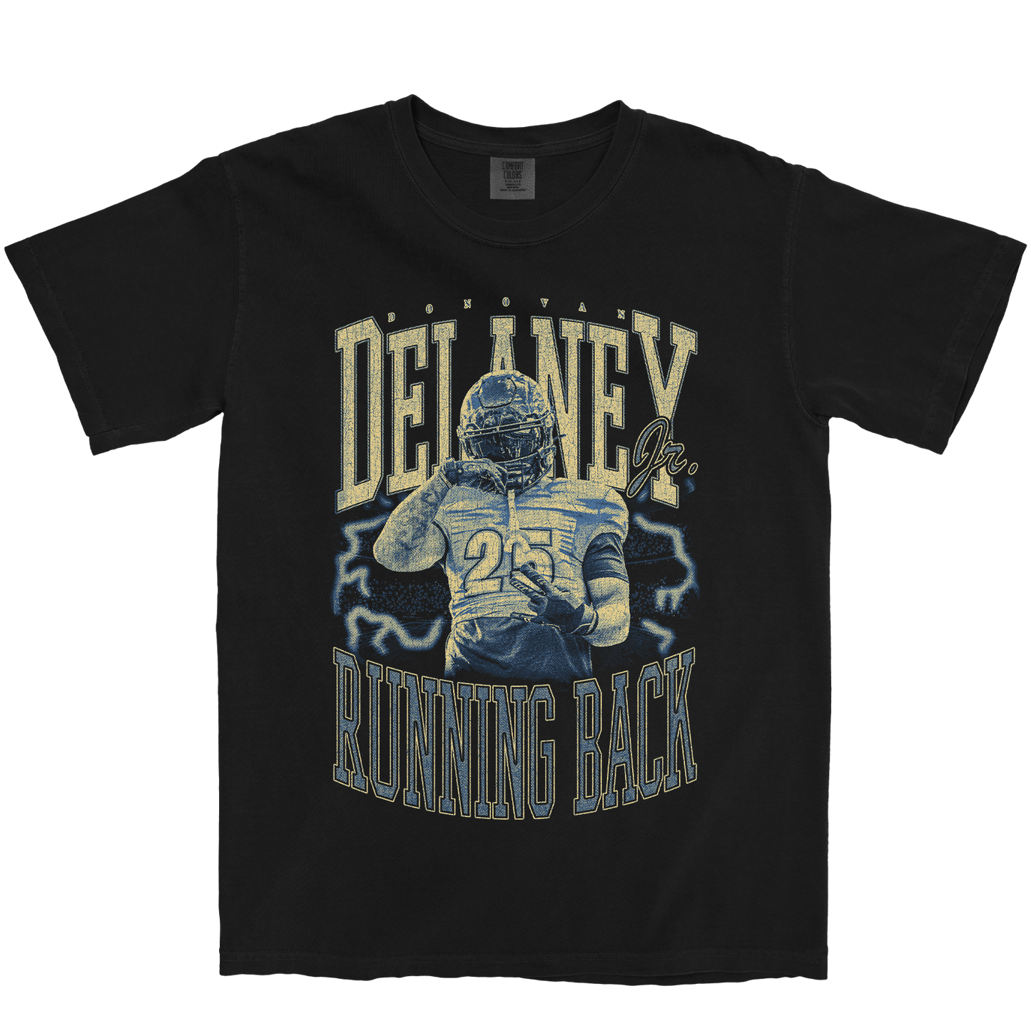 DONOVAN DELANEY JR. VINTAGE BLACK TEE