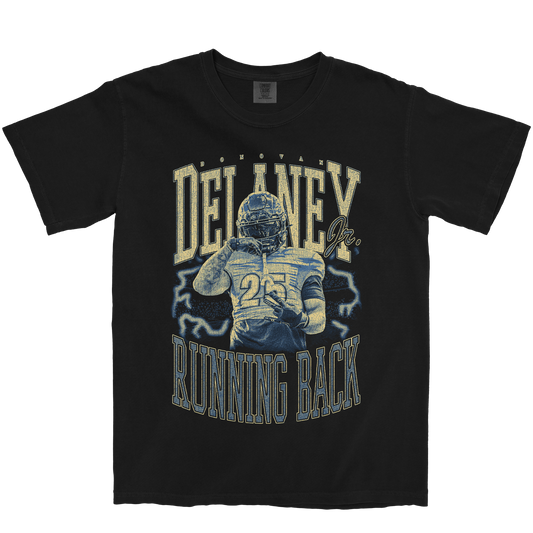 DONOVAN DELANEY JR. VINTAGE BLACK TEE
