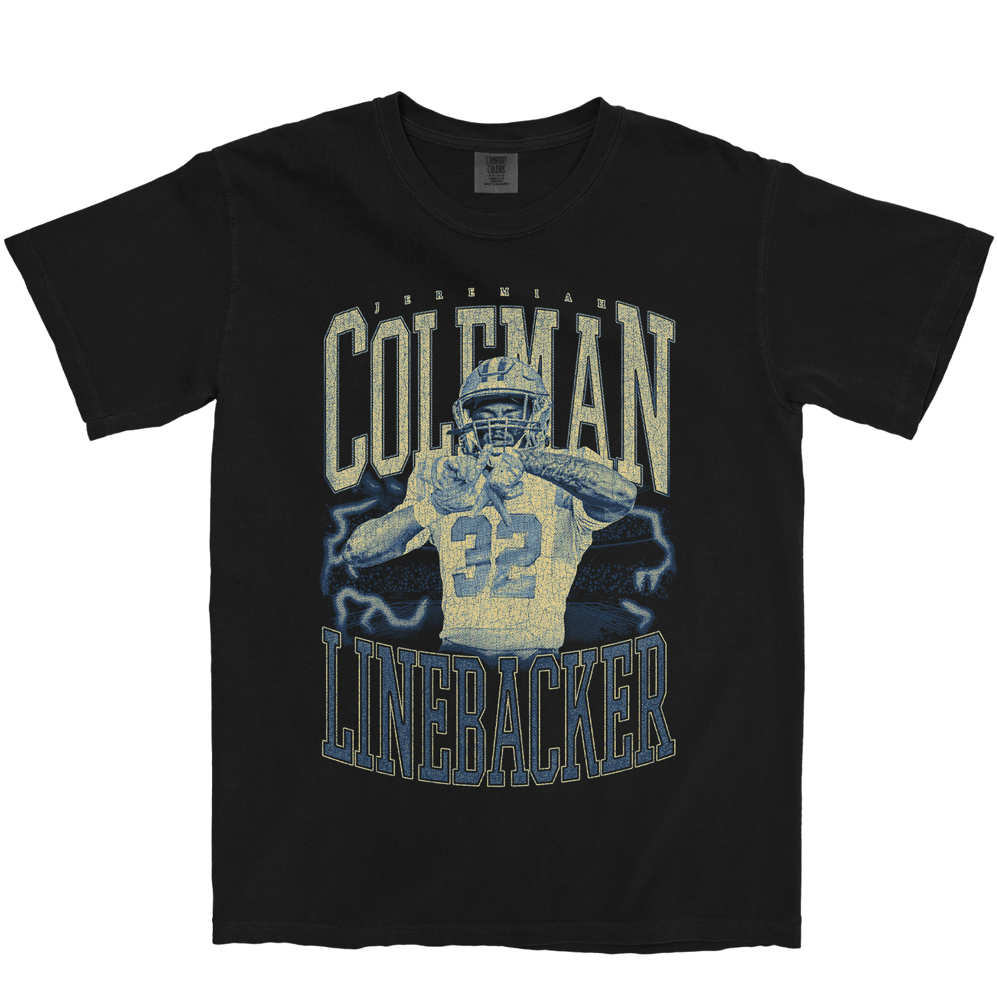 JEREMIAH COLEMAN VINTAGE BLACK TEE