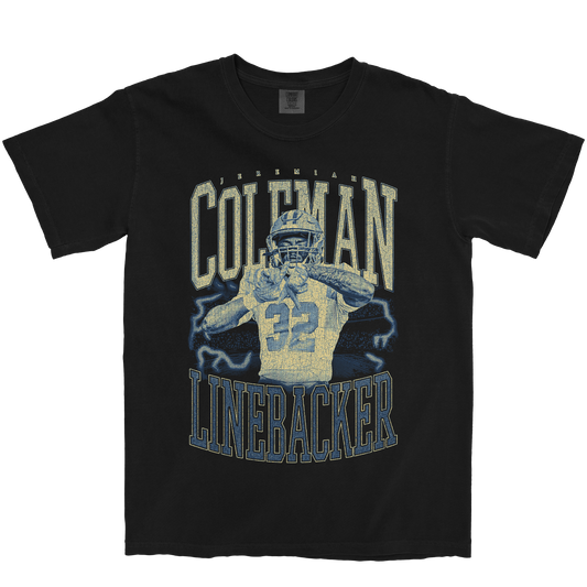 JEREMIAH COLEMAN VINTAGE BLACK TEE