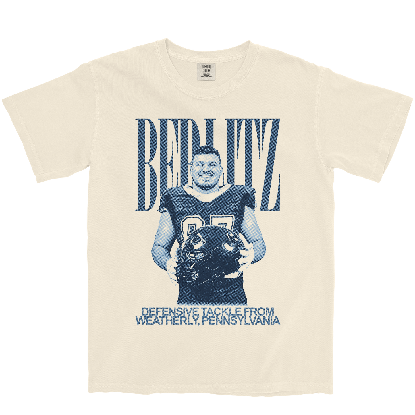 DEREK BERLITZ VINTAGE IVORY TEE