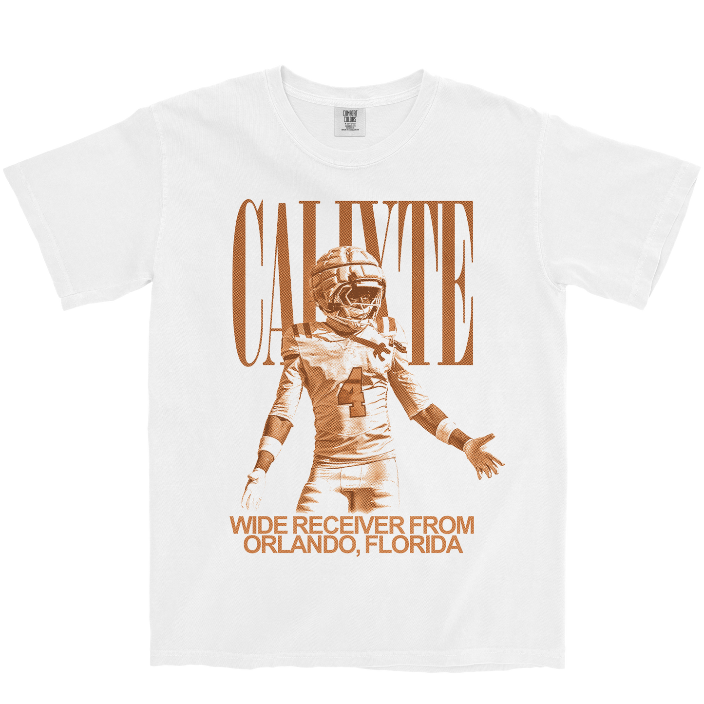 MYKEL CALIXTE VINTAGE WHITE TEE