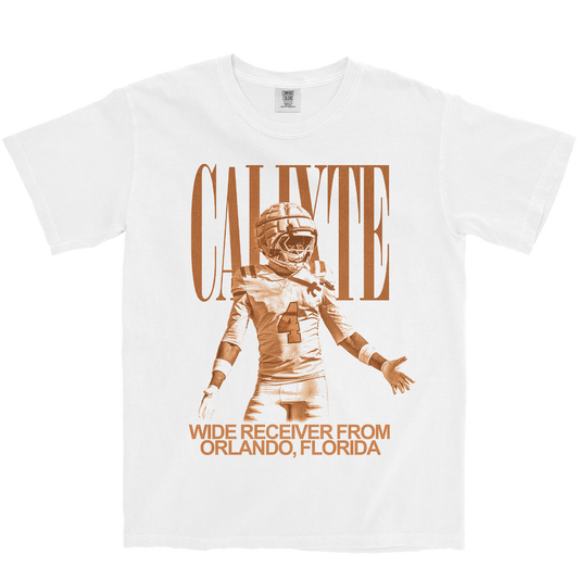 MYKEL CALIXTE VINTAGE WHITE TEE