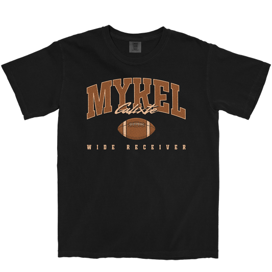 MYKEL CALIXTE RETRO BLACK TEE