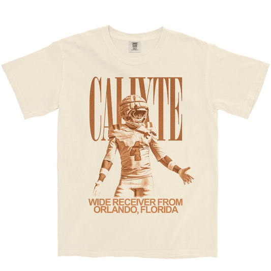 MYKEL CALIXTE VINTAGE IVORY TEE