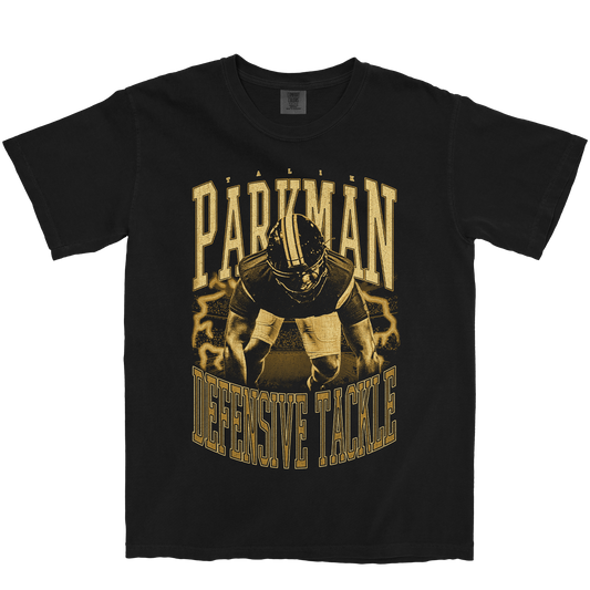 TALIK PARKMAN VINTAGE BLACK TEE