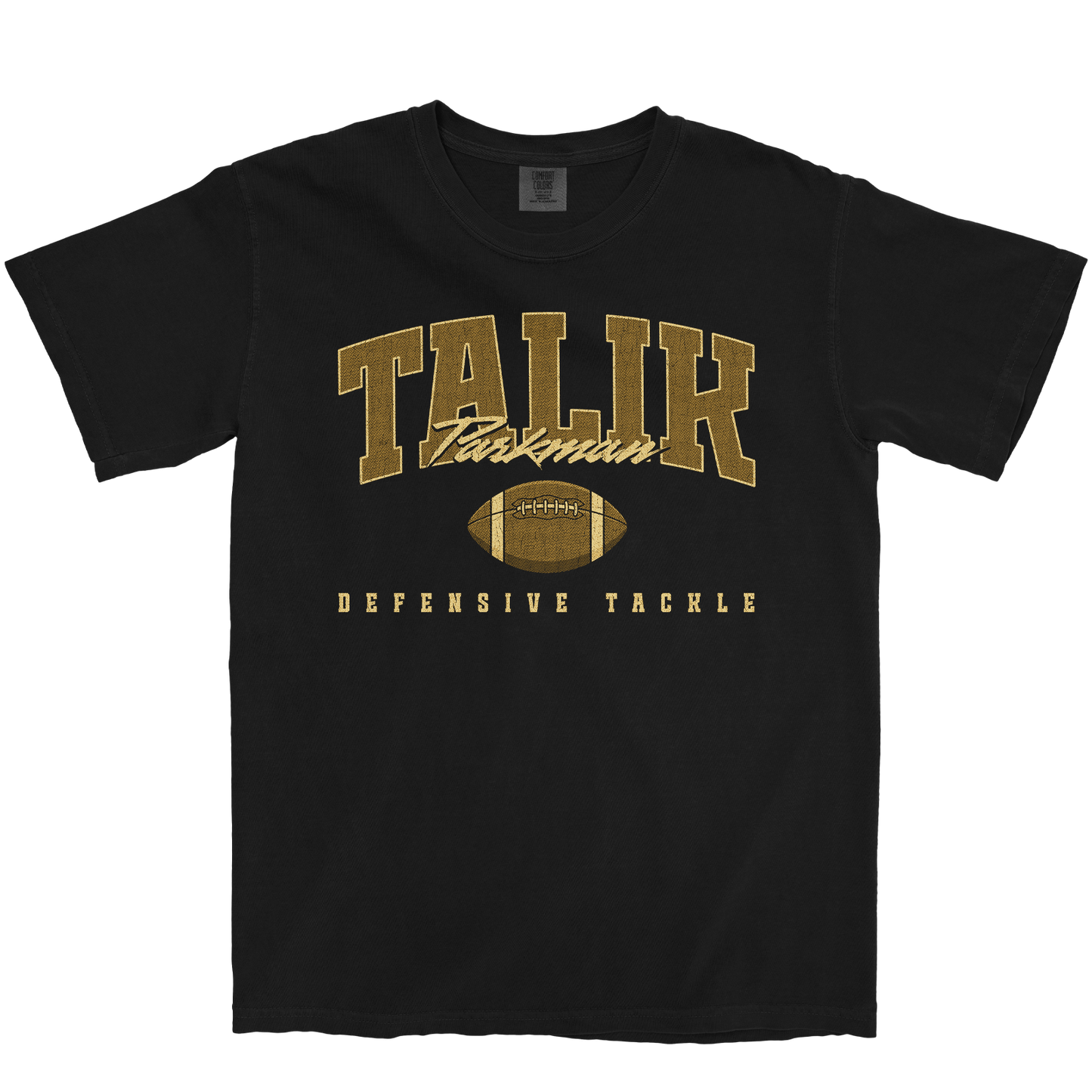 TALIK PARKMAN RETRO BLACK TEE