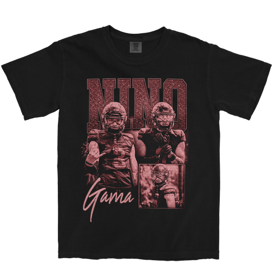 NINO GAMA GRAPHIC BLACK TEE