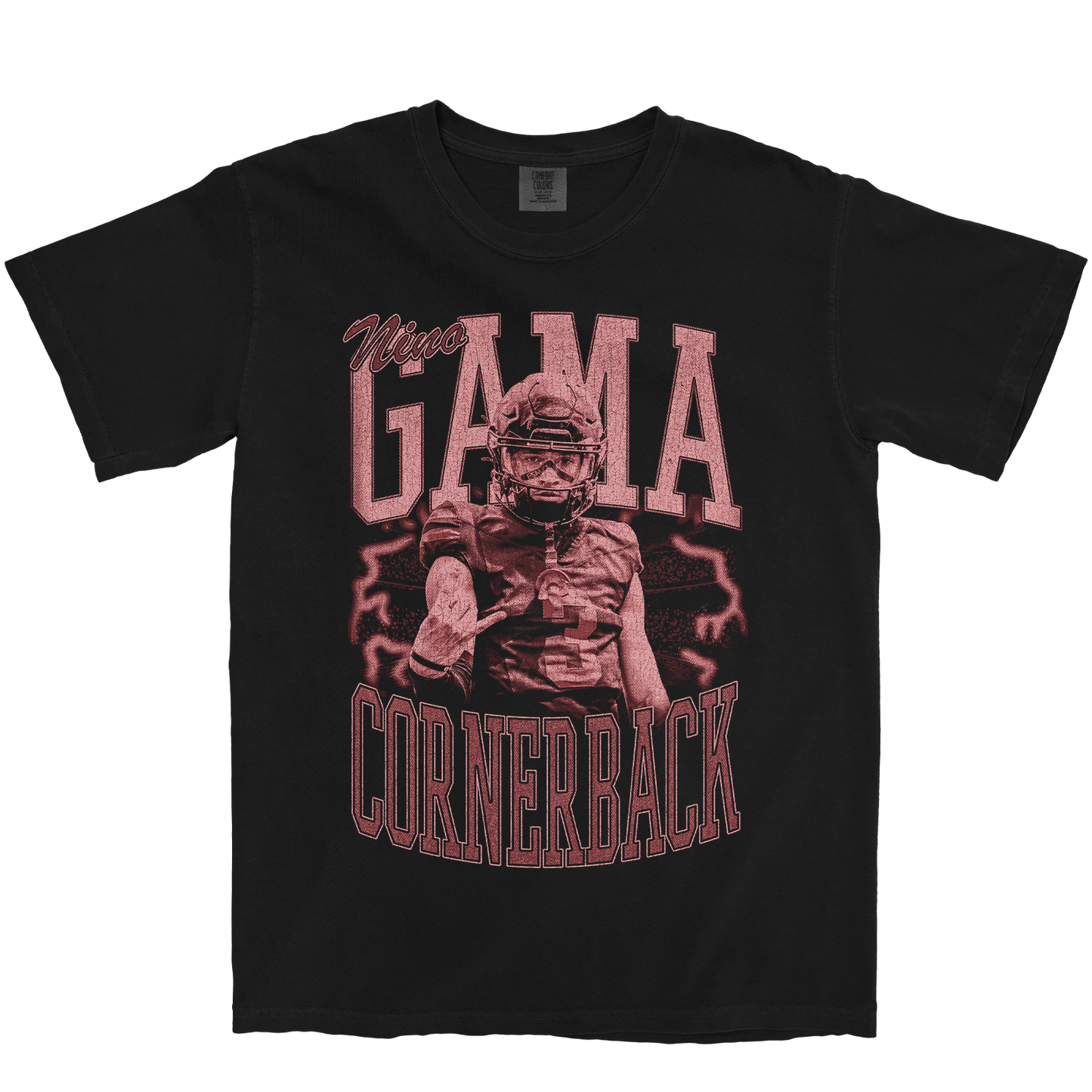 NINO GAMA VINTAGE BLACK TEE
