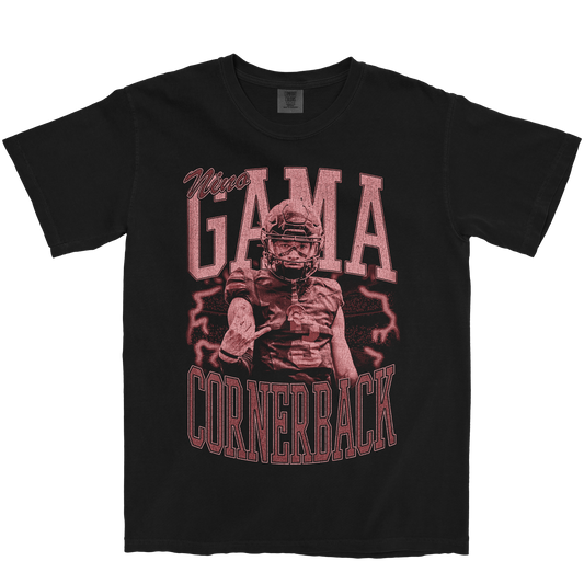 NINO GAMA VINTAGE BLACK TEE