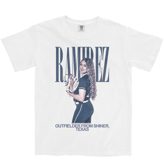BRINLEY RAMIREZ VINTAGE WHITE TEE