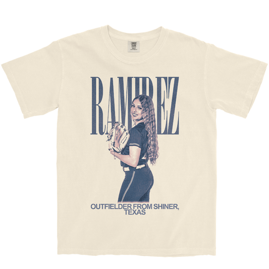 BRINLEY RAMIREZ VINTAGE IVORY TEE