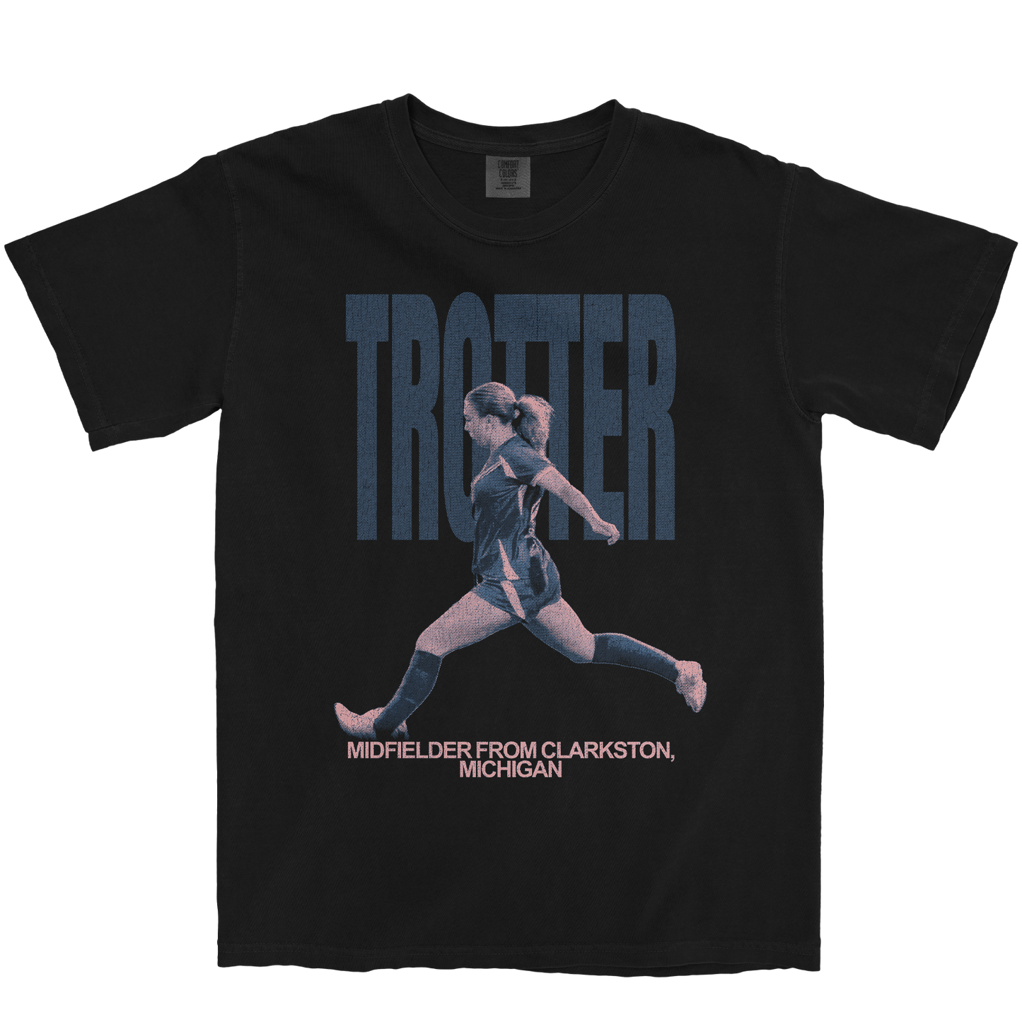 CHLOE TROTTER VINTAGE BLACK TEE