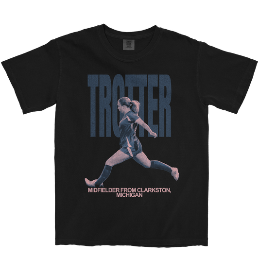 CHLOE TROTTER VINTAGE BLACK TEE