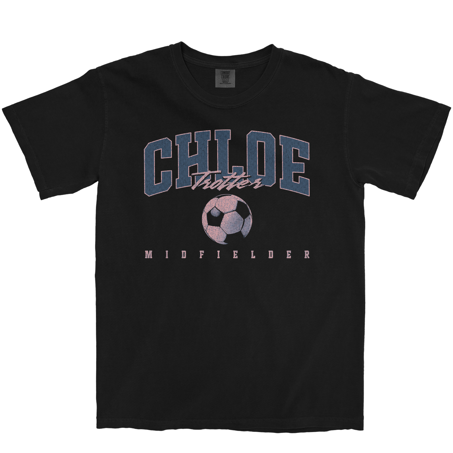 CHLOE TROTTER RETRO BLACK TEE