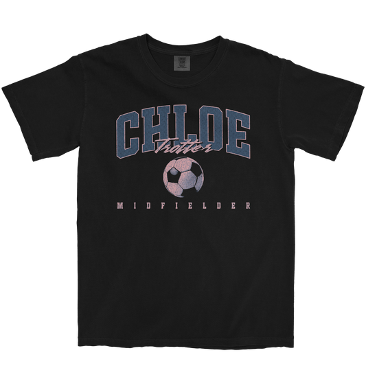CHLOE TROTTER RETRO BLACK TEE