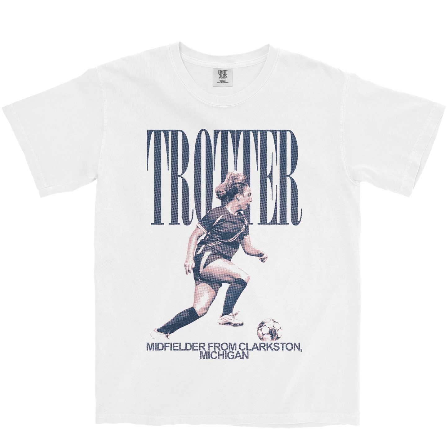 CHLOE TROTTER VINTAGE WHITE TEE