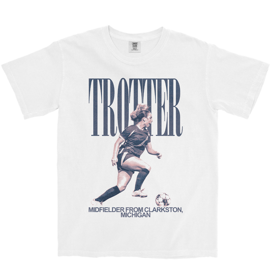 CHLOE TROTTER VINTAGE WHITE TEE