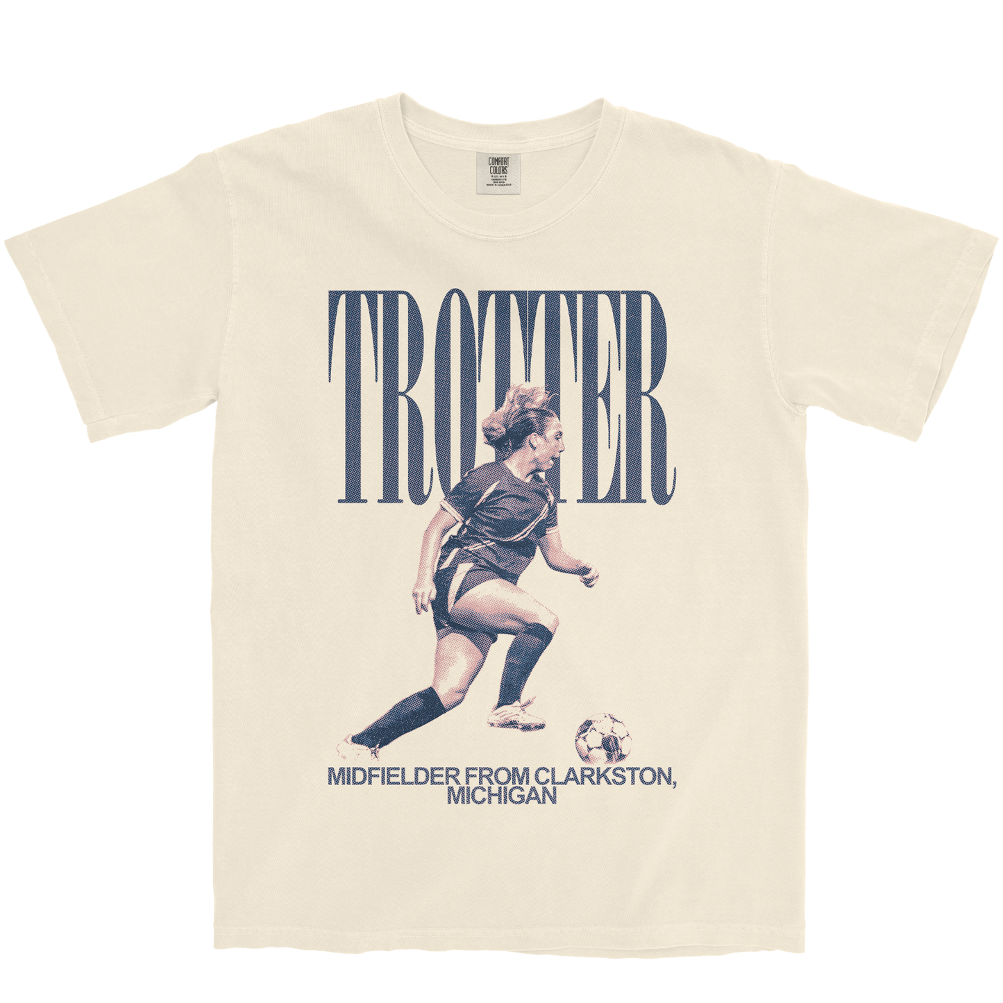 CHLOE TROTTER VINTAGE IVORY TEE