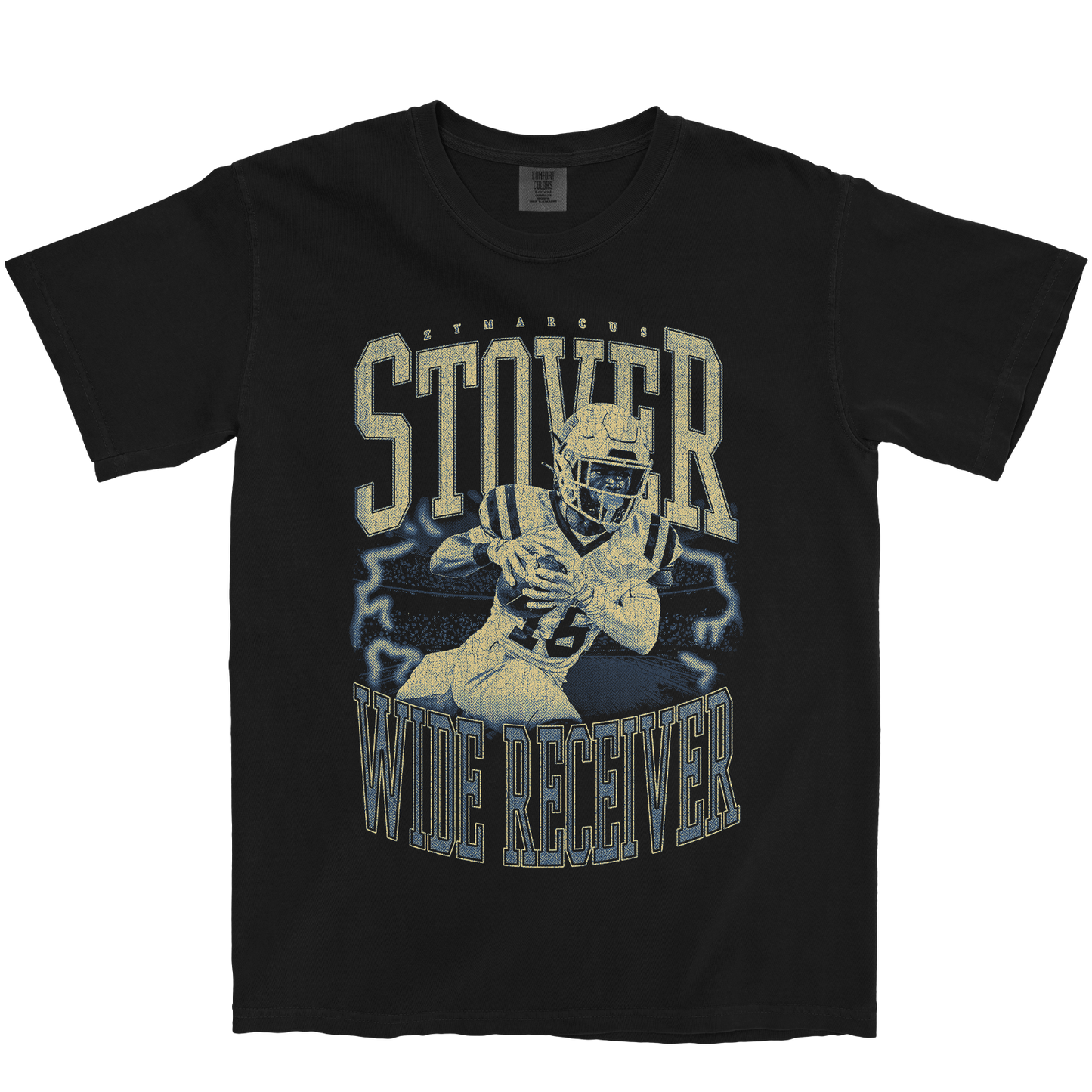ZYMARCUS STOVER VINTAGE BLACK TEE