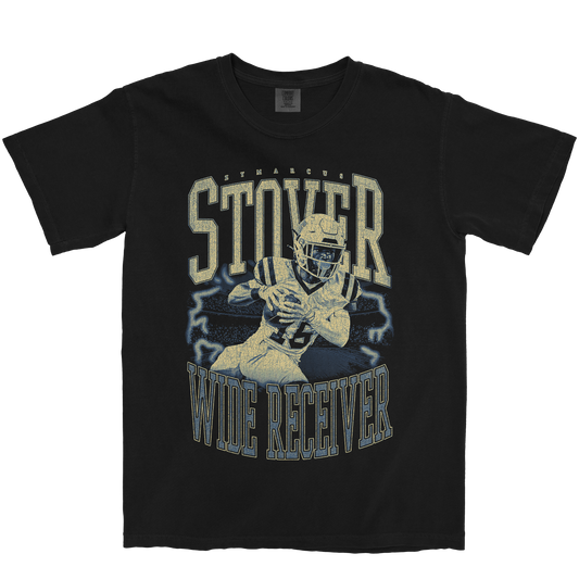 ZYMARCUS STOVER VINTAGE BLACK TEE