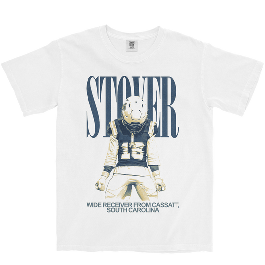 ZYMARCUS STOVER VINTAGE WHITE TEE