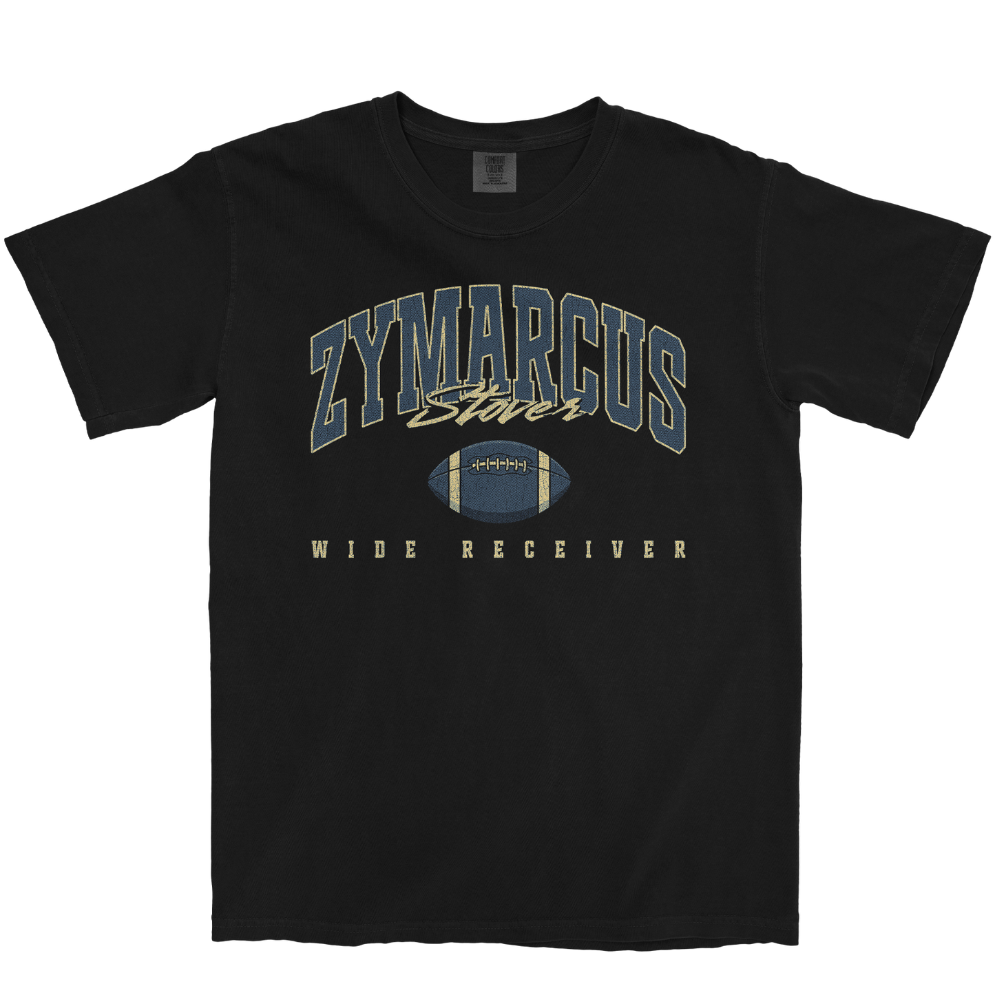 ZYMARCUS STOVER RETRO BLACK TEE