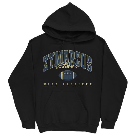 ZYMARCUS STOVER RETRO BLACK HOODIE