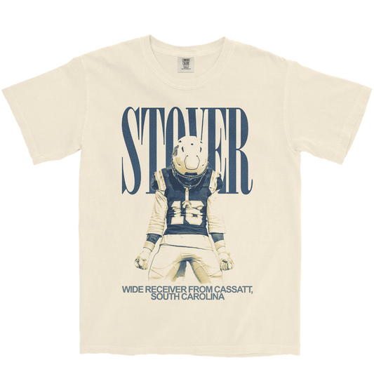 ZYMARCUS STOVER VINTAGE IVORY TEE