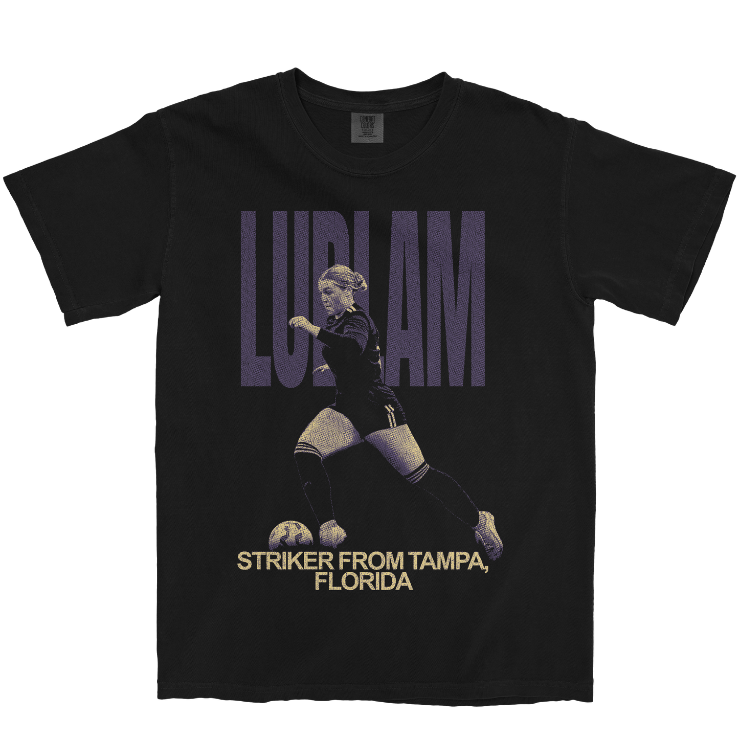 EMERY LUDLAM VINTAGE BLACK TEE